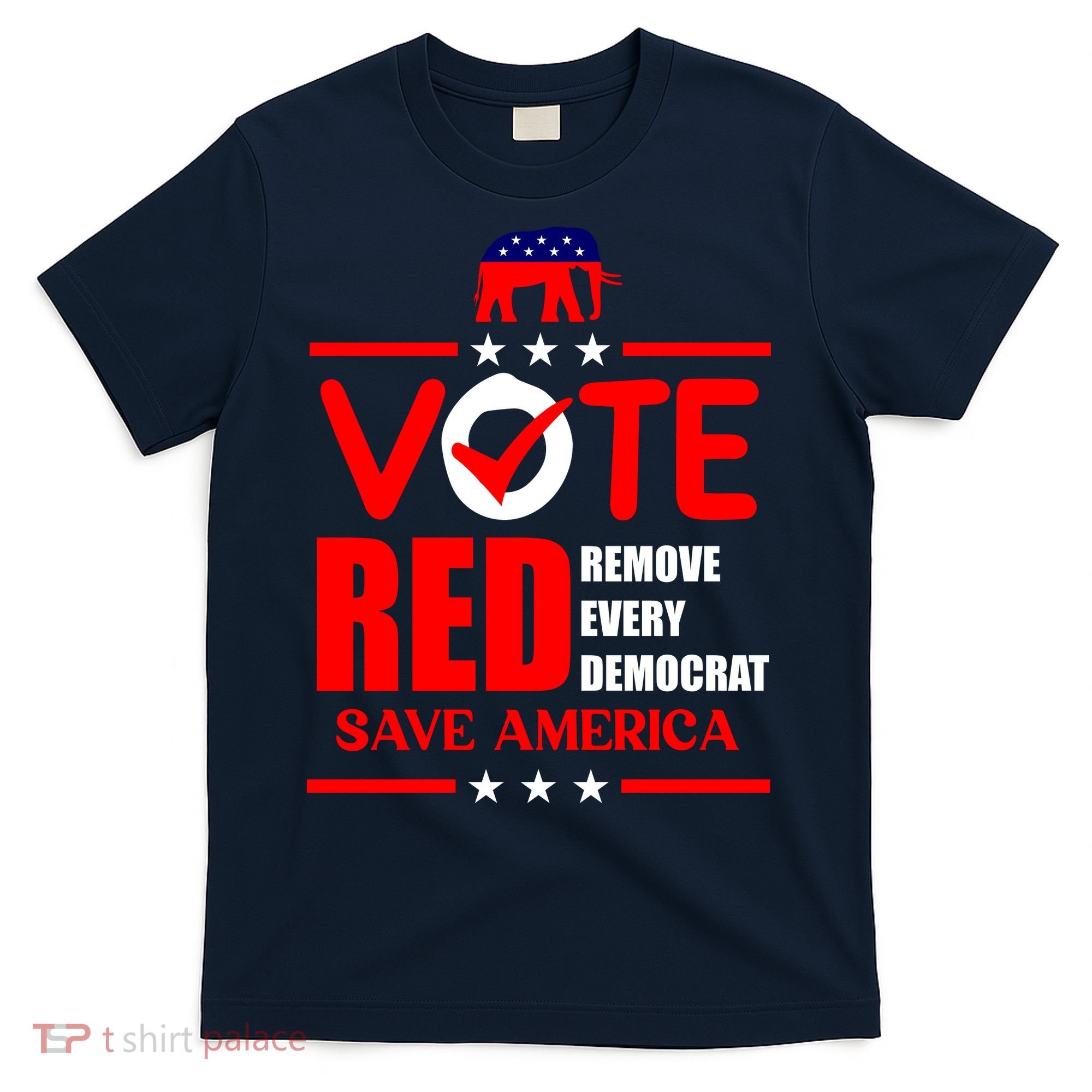 Republican Voter Vote Red Remove Democrat Save America T-Shirt