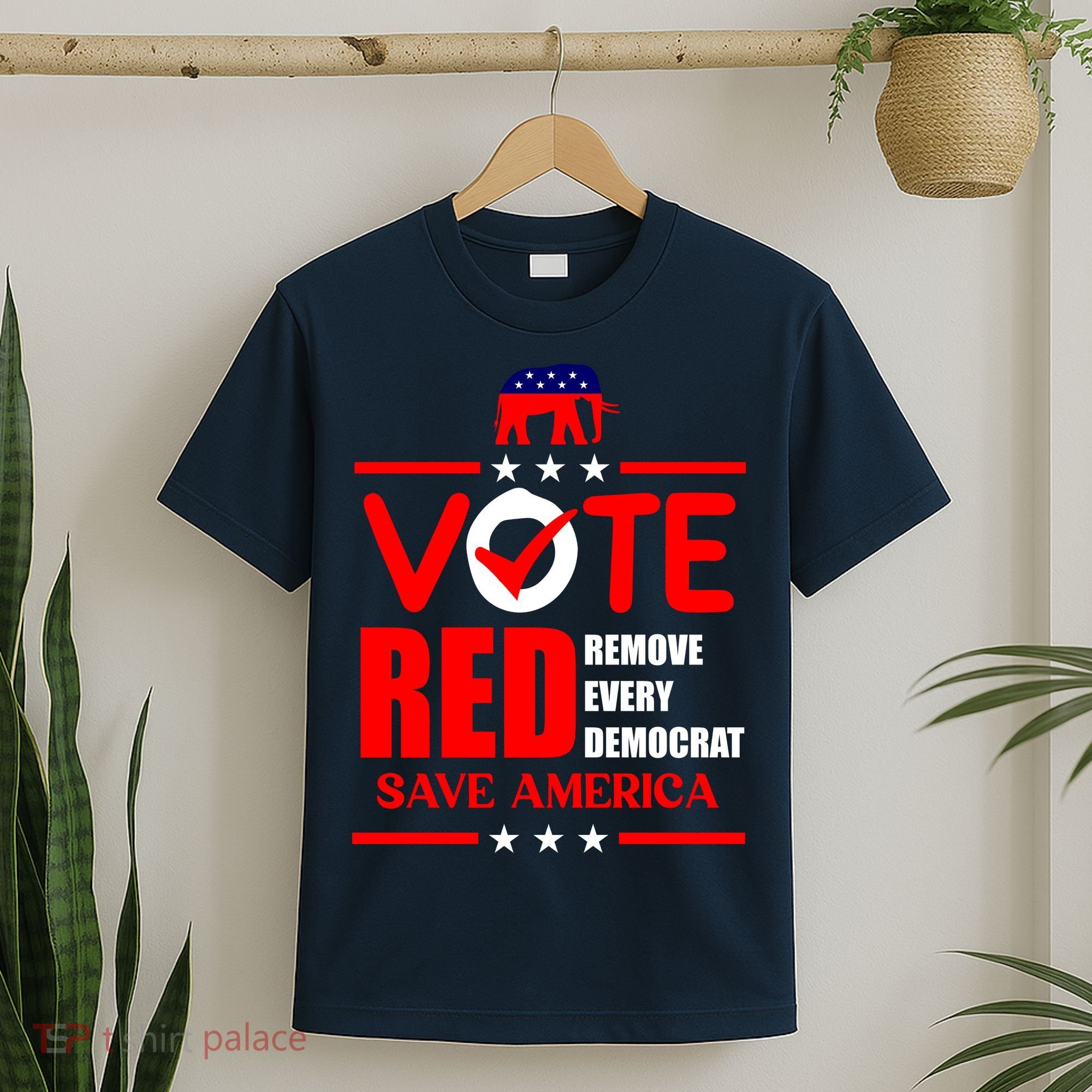Republican Voter Vote Red Remove Democrat Save America T-Shirt
