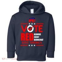 Republican Voter Vote Red Remove Democrat Save America Toddler Hoodie thumb 0