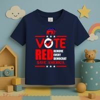 Republican Voter Vote Red Remove Democrat Save America Toddler T-Shirt thumb 3