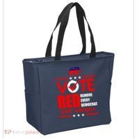 Republican Voter Vote Red Remove Democrat Save America Tote Bag thumb 2