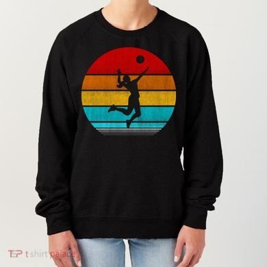 Retro Vintage Volleyball Women's Sweatshirt
