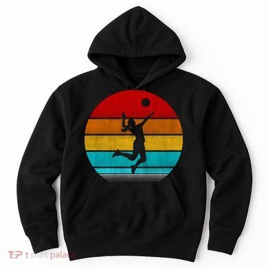 Retro Vintage Volleyball Hoodie