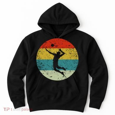 Retro Vintage Volleyball Hoodie