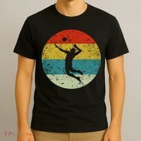 Retro Vintage Volleyball T-Shirt thumb 3