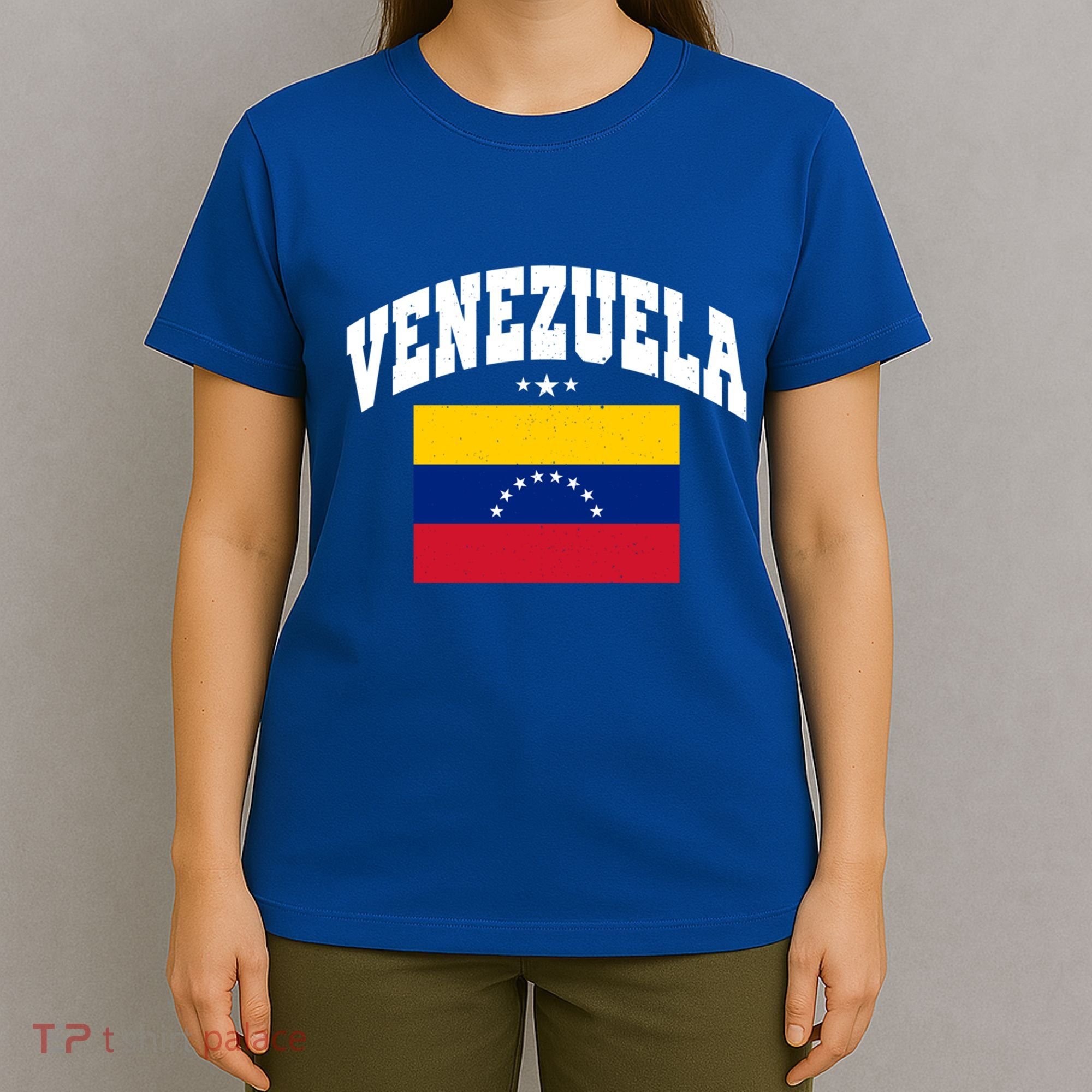 Retro Venezuela Vintage Flag Throwback Gift T-Shirt