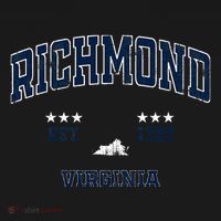 Richmond Virginia Vintage Athletic Sports Souvenir T-Shirt thumb 7
