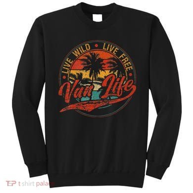 Retro Vintage Van Life Sweatshirt