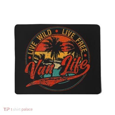 Retro Vintage Van Life Mousepad