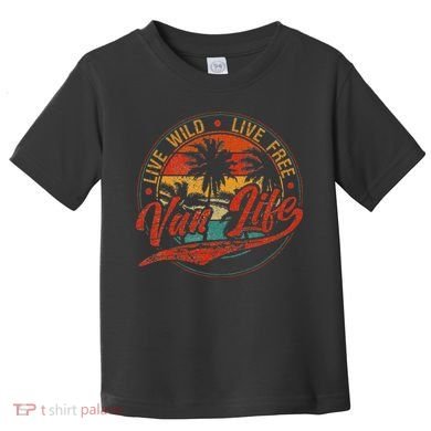 Retro Vintage Van Life Toddler T-Shirt