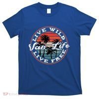 Retro Vintage Van Life Dwellers Vanlife Nomads Funny Gift T-Shirt thumb 0