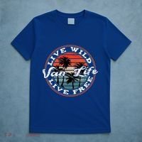 Retro Vintage Van Life Dwellers Vanlife Nomads Funny Gift T-Shirt thumb 5