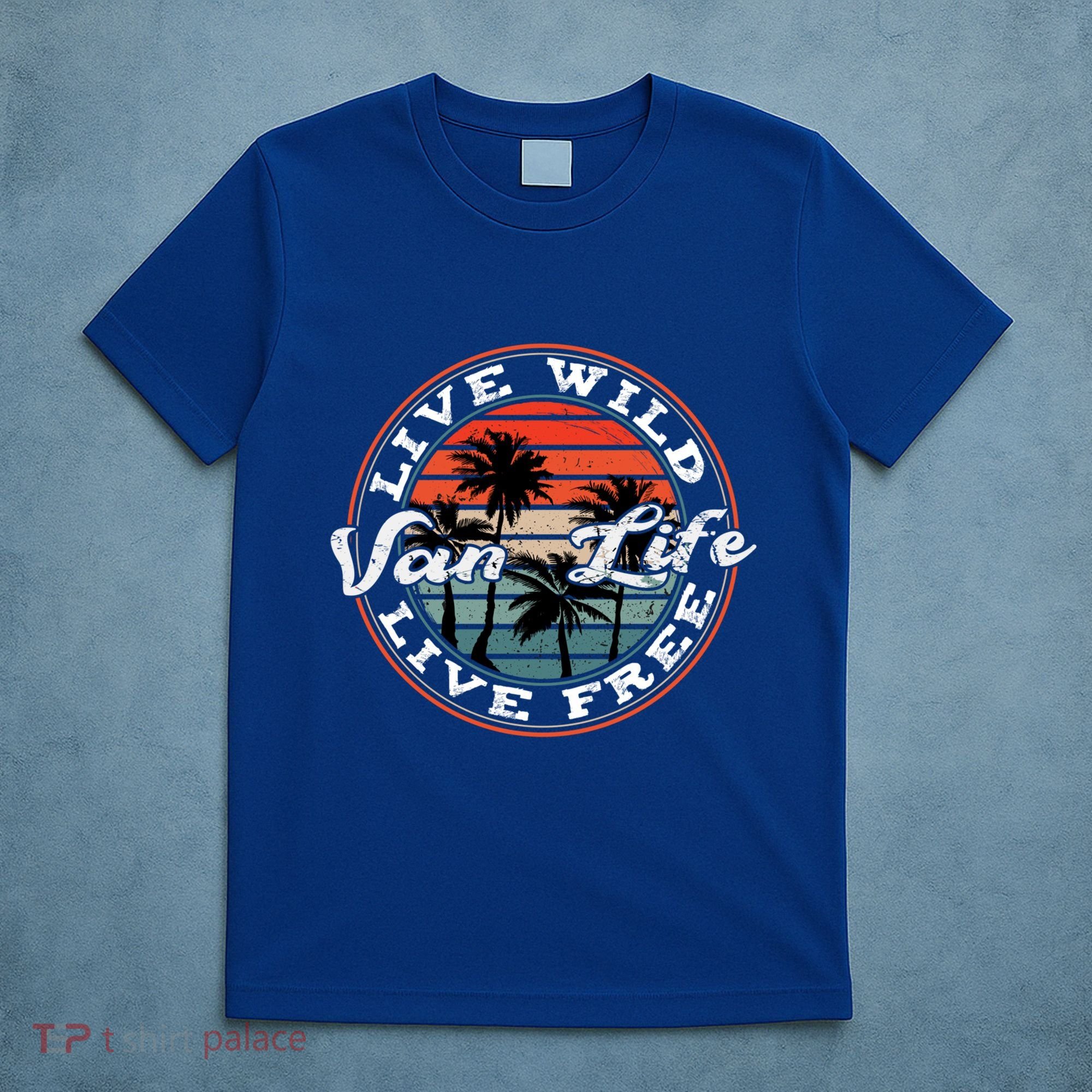 Retro Vintage Van Life Dwellers Vanlife Nomads Funny Gift T-Shirt