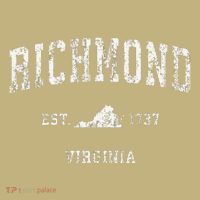 Richmond Virginia Va Vintage Athletic Sports T-Shirt thumb 7