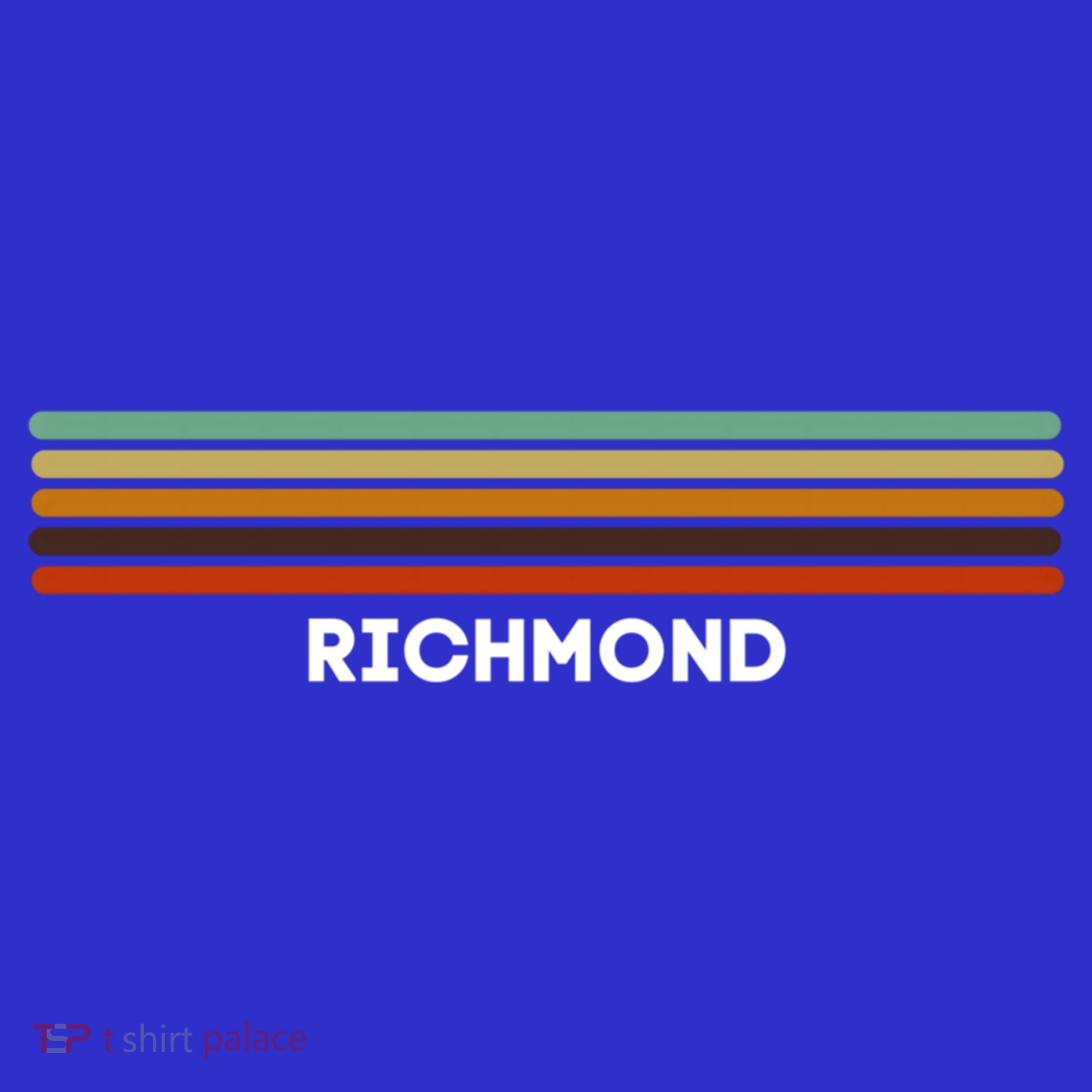 Richmond Virginia Va Us Cities Of America Retro Gift T-Shirt