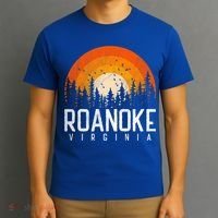 Roanoke Virginia Va Funny Gift Vintage 70s 80s 90s Retro Gift Cute Gift T-Shirt thumb 3