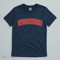 Retro Vintage Wisconsin State Wisconsin Varsity T-Shirt thumb 5