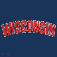 Retro Vintage Wisconsin State Wisconsin Varsity T-Shirt thumb 7