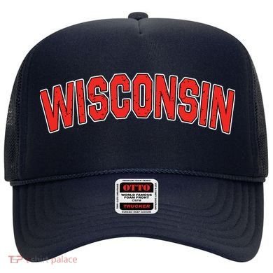 Retro Vintage Wisconsin State Wisconsin Varsity Hat