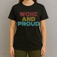 Retro Vintage Woke And Proud T-Shirt thumb 4