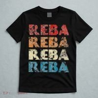 Reba Vintage Wordmark Pattern Retro Style T-Shirt thumb 5