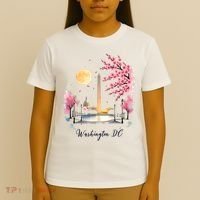 Retro Vintage Washington DC Pride Souvenir Blossom  T-Shirt thumb 4