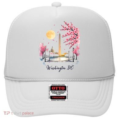 Retro Vintage Washington DC Pride Souvenir Blossom  Hat