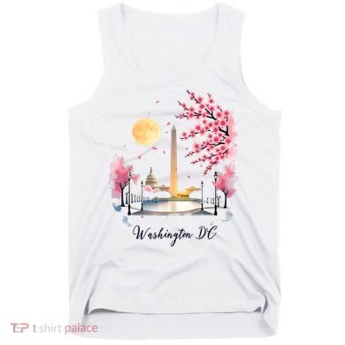 Retro Vintage Washington DC Pride Souvenir Blossom  Tank Top
