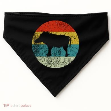 Retro Vintage Warthog USA-Made Doggie Bandana