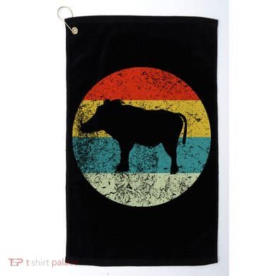 Retro Vintage Warthog Golf Towel