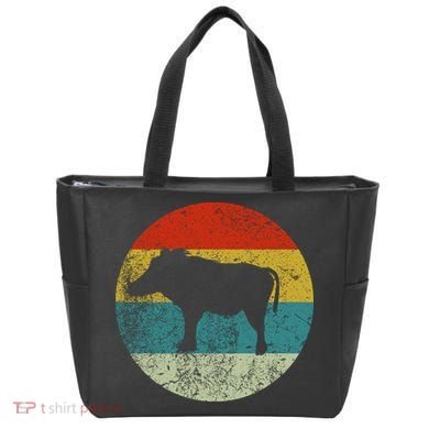 Retro Vintage Warthog Tote Bag