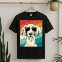Retro Vintage Weimaraner With Sunglasses Dog Lovers T-Shirt thumb 2