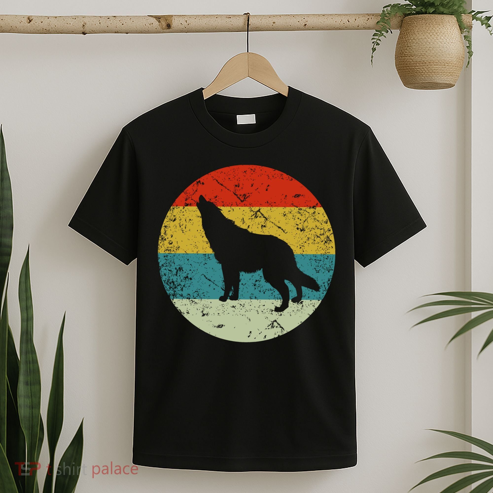 Retro Vintage Wolf T-Shirt