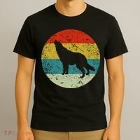 Retro Vintage Wolf T-Shirt thumb 3
