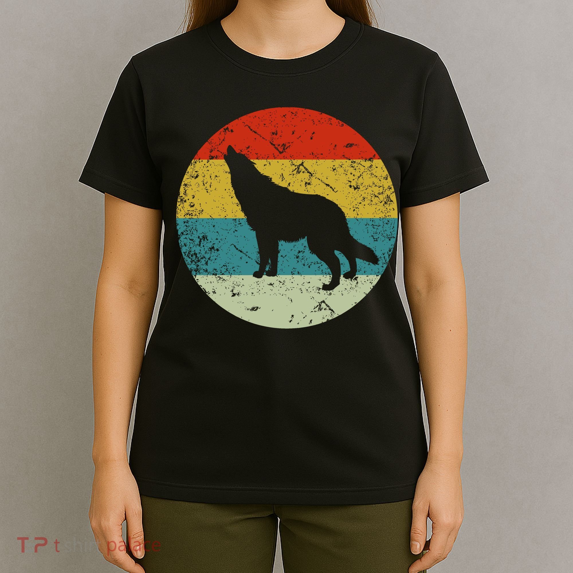 Retro Vintage Wolf T-Shirt