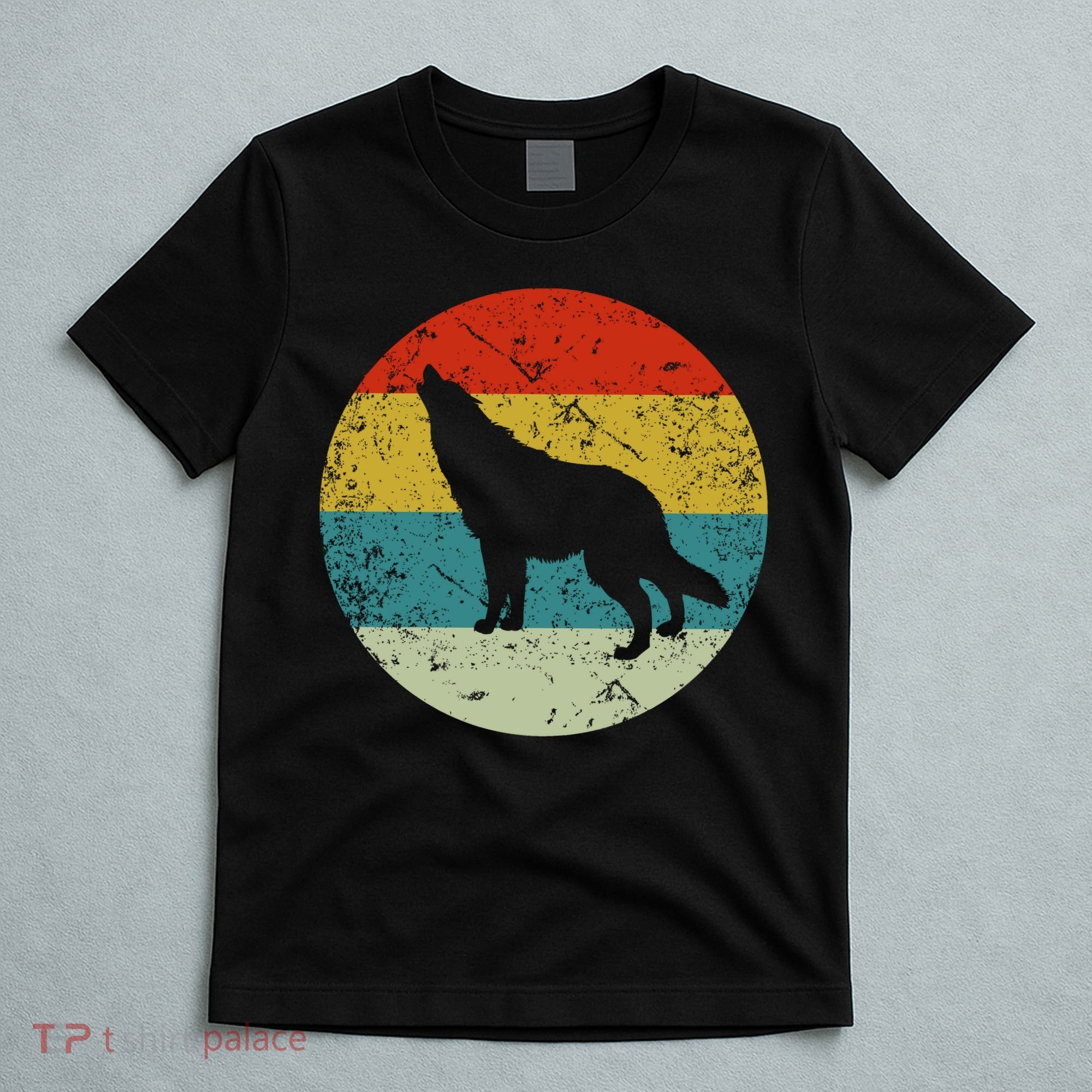 Retro Vintage Wolf T-Shirt