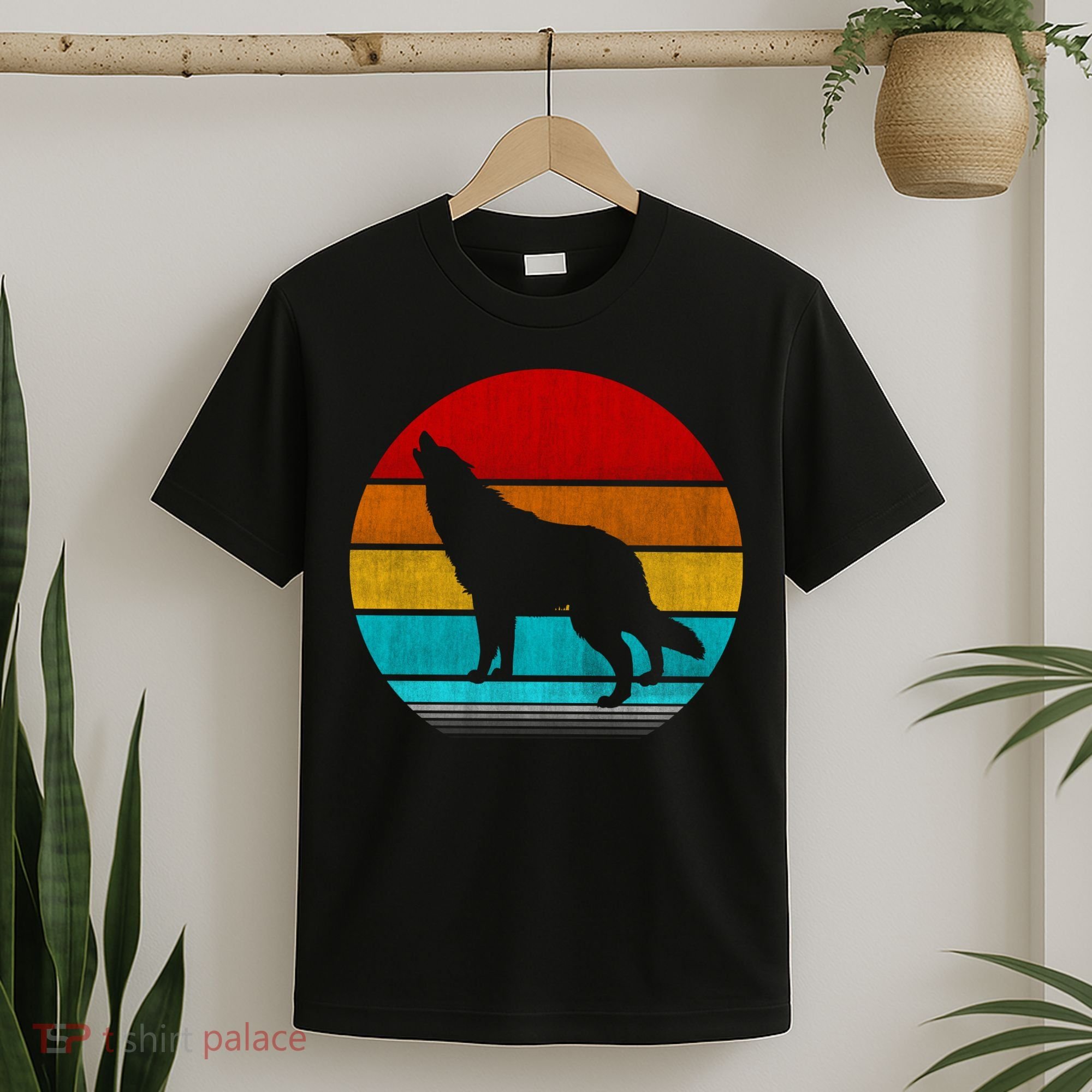 Retro Vintage Wolf T-Shirt