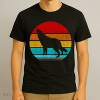 Retro Vintage Wolf T-Shirt thumb 3