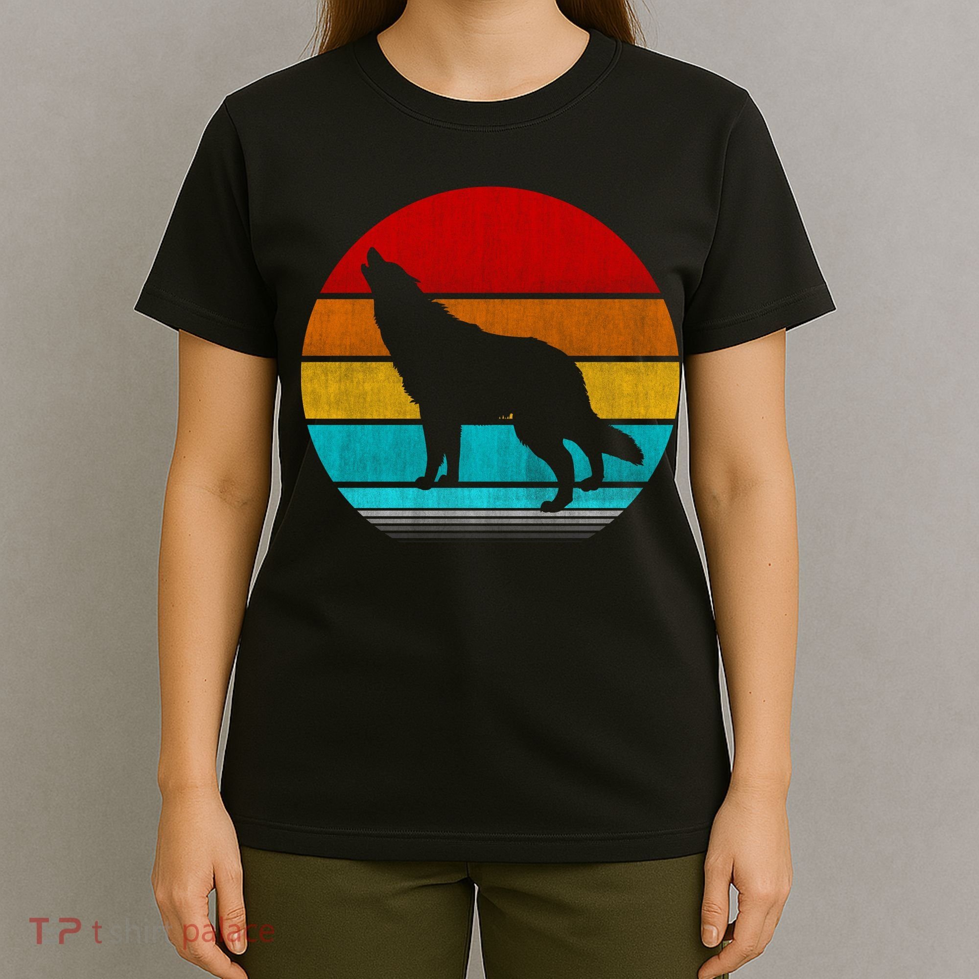 Retro Vintage Wolf T-Shirt