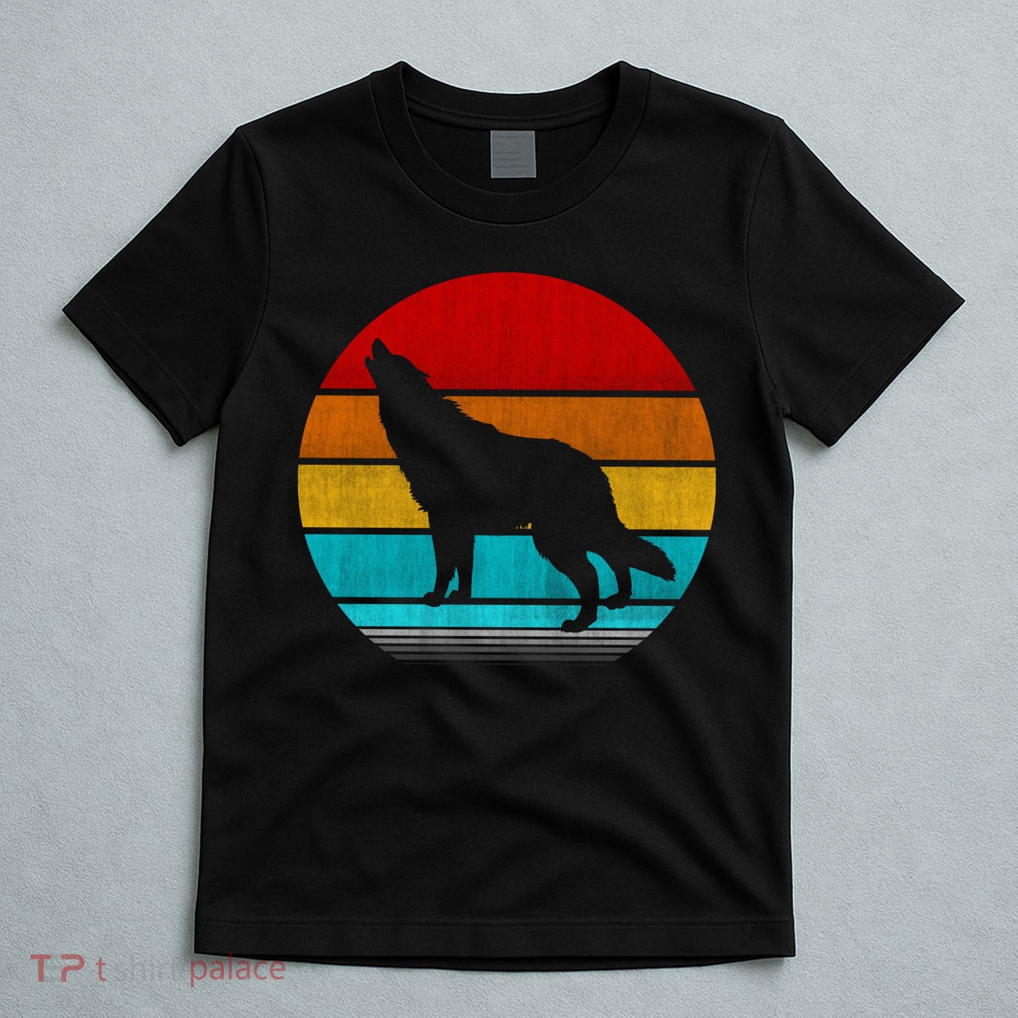 Retro Vintage Wolf T-Shirt