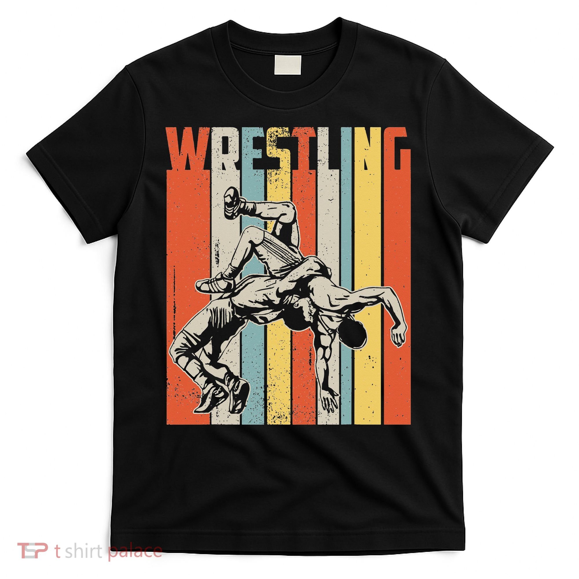 Retro Vintage Wrestling Player Gifts  T-Shirt