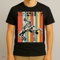 Retro Vintage Wrestling Player Gifts  T-Shirt thumb 3