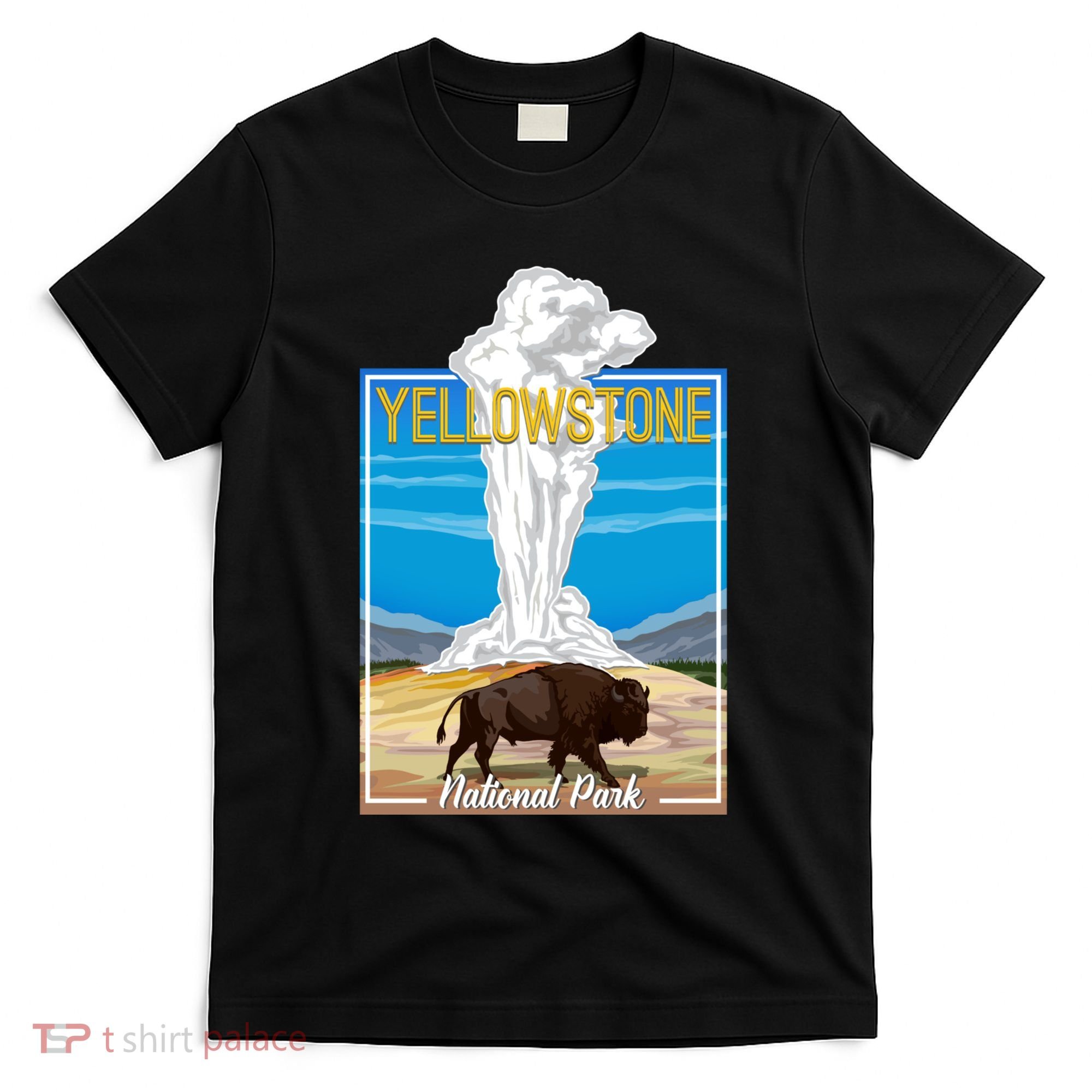 Retro Vintage Yellowstone National Park T-Shirt