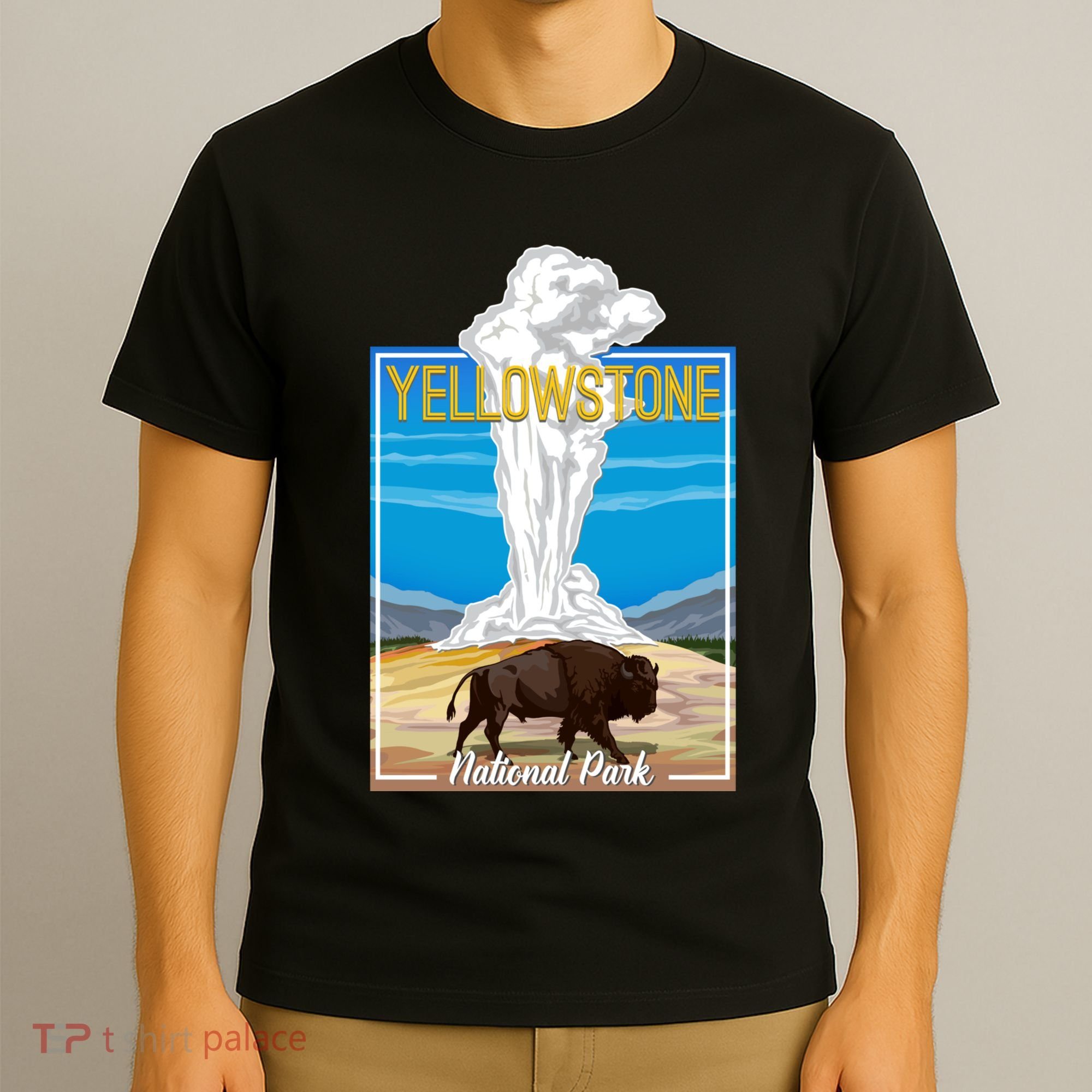 Retro Vintage Yellowstone National Park T-Shirt