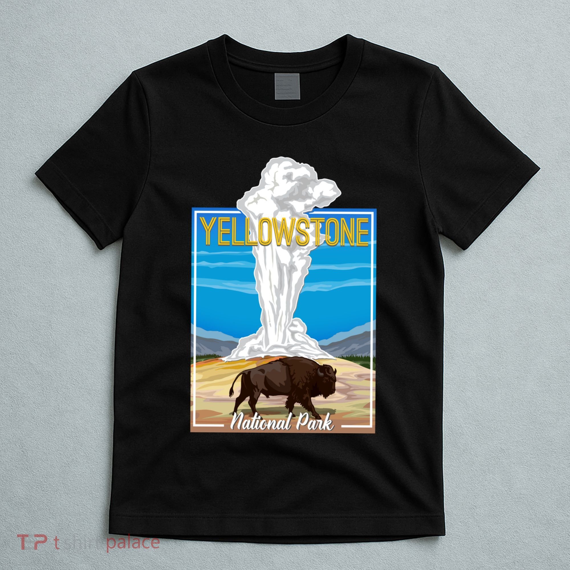 Retro Vintage Yellowstone National Park T-Shirt