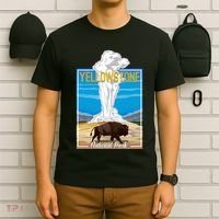 Retro Vintage Yellowstone National Park T-Shirt thumb 6