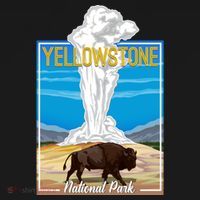Retro Vintage Yellowstone National Park T-Shirt thumb 7