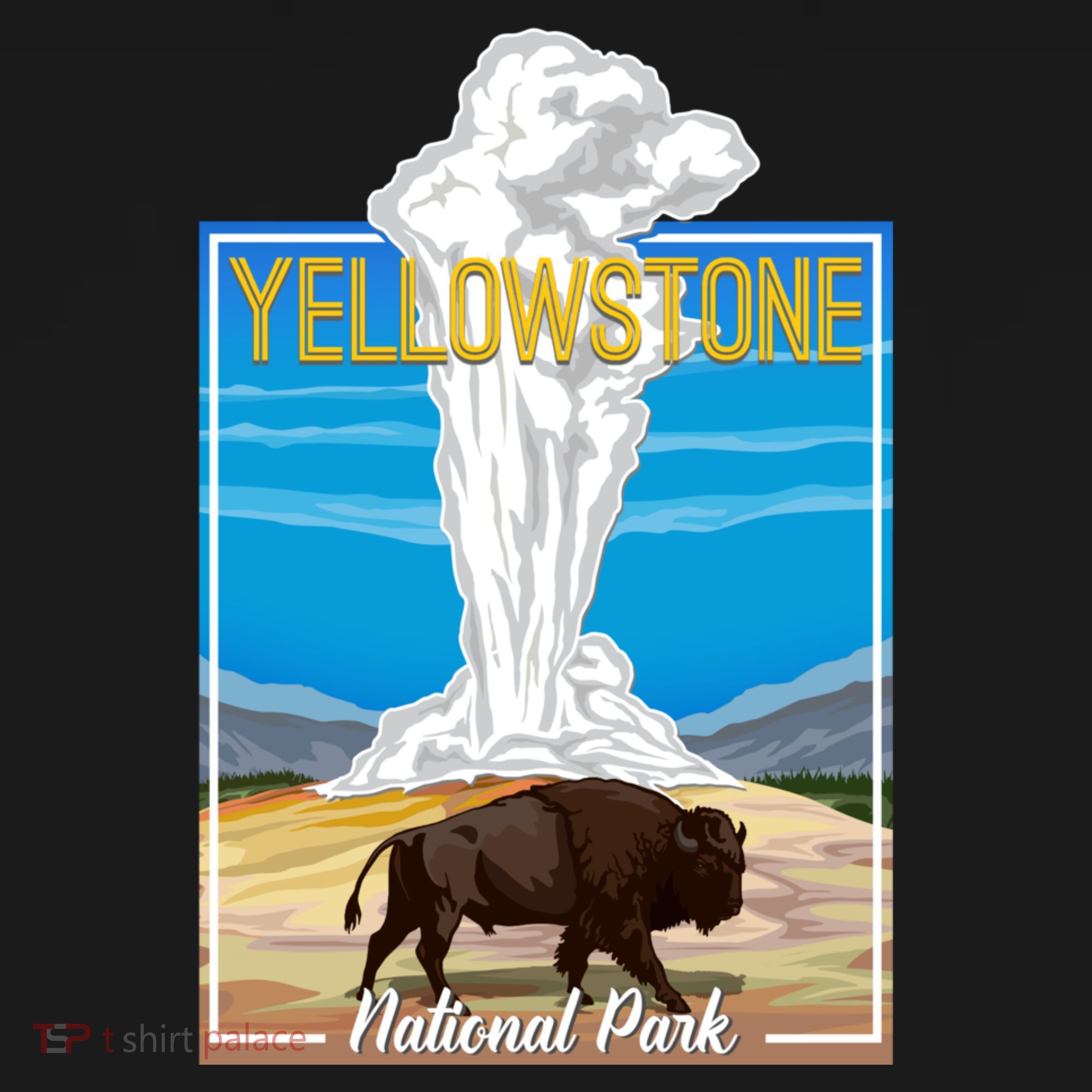 Retro Vintage Yellowstone National Park T-Shirt