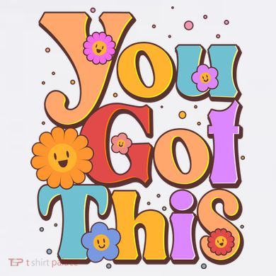 Retro Vintage You Got This Urban Oversized Heavyweight T-Shirt