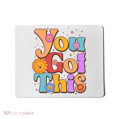 Retro Vintage You Got This Mousepad